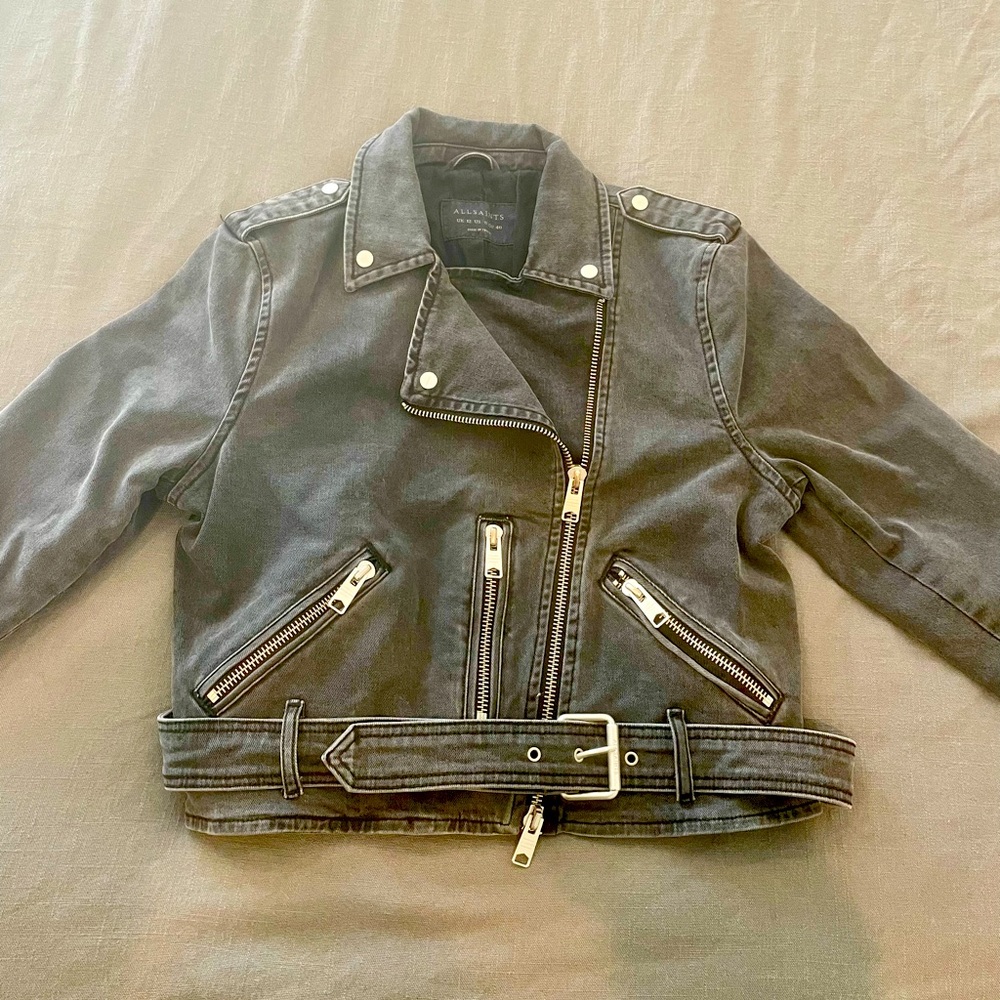 All Saints Jean Moto -  Brand new, never worn. Size 8, missing tags.